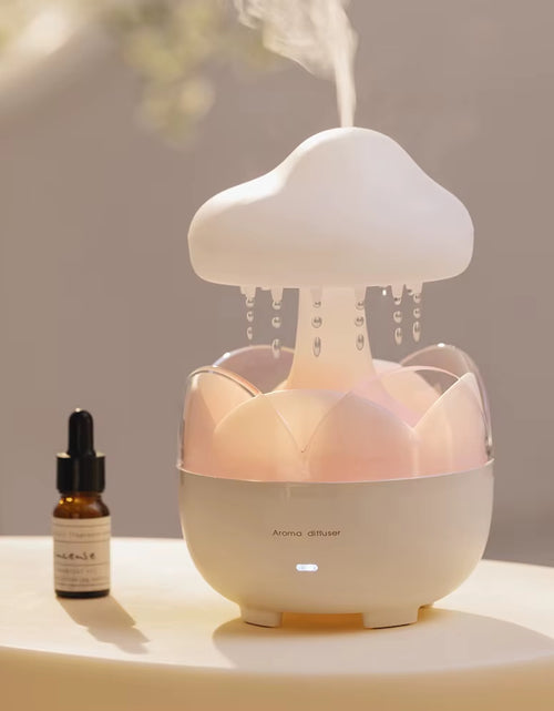 Load image into Gallery viewer, Mushroom Rain Air Humidifier Electric Aroma Diffuser Colorful Night Lights Rain Cloud Smell Distributor Relax Water Drops Sounds
