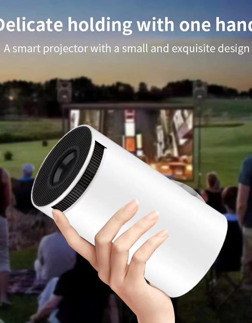 Load image into Gallery viewer, Mini Projector with Wifi and Bluetooth,4K 1080P Supported,Outdoor Movie Projector
