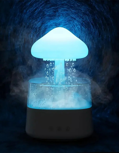 Load image into Gallery viewer, Rain Cloud Humidifier, Mushroom Humidifier, Cloud Humidifier with Adjustable LED Lights, Rain Cloud Diffuser, Remote Control
