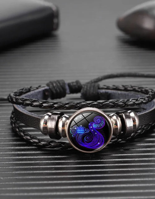 Load image into Gallery viewer, 12 Constellations Glow Bracelet
