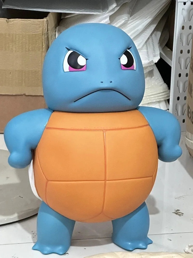 Popular Toys Anime Pokemon Squirtle Will Spray Water Jenny Turtle Car Accessories Spray Water Big Size Proud And Cute Model Toys