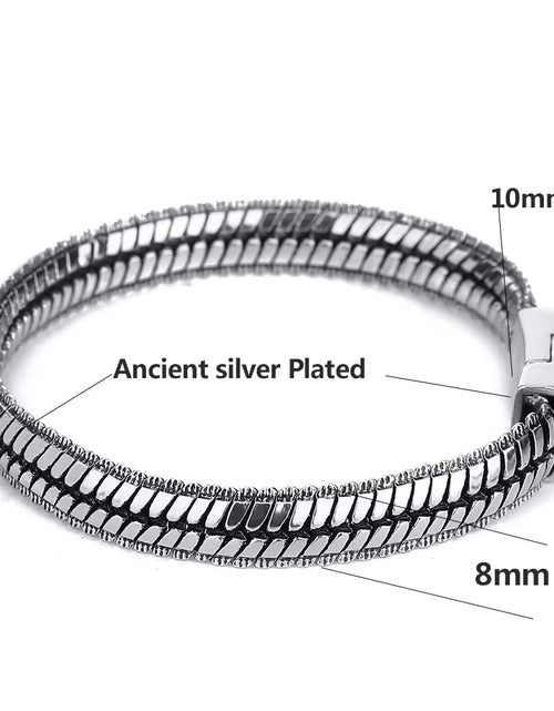 Load image into Gallery viewer, Buddha Accessory Men Bracelet Brazalet High Quality Ancient Silver Color Mens Buddha Bracelets Jewelry Wristbands Gifts
