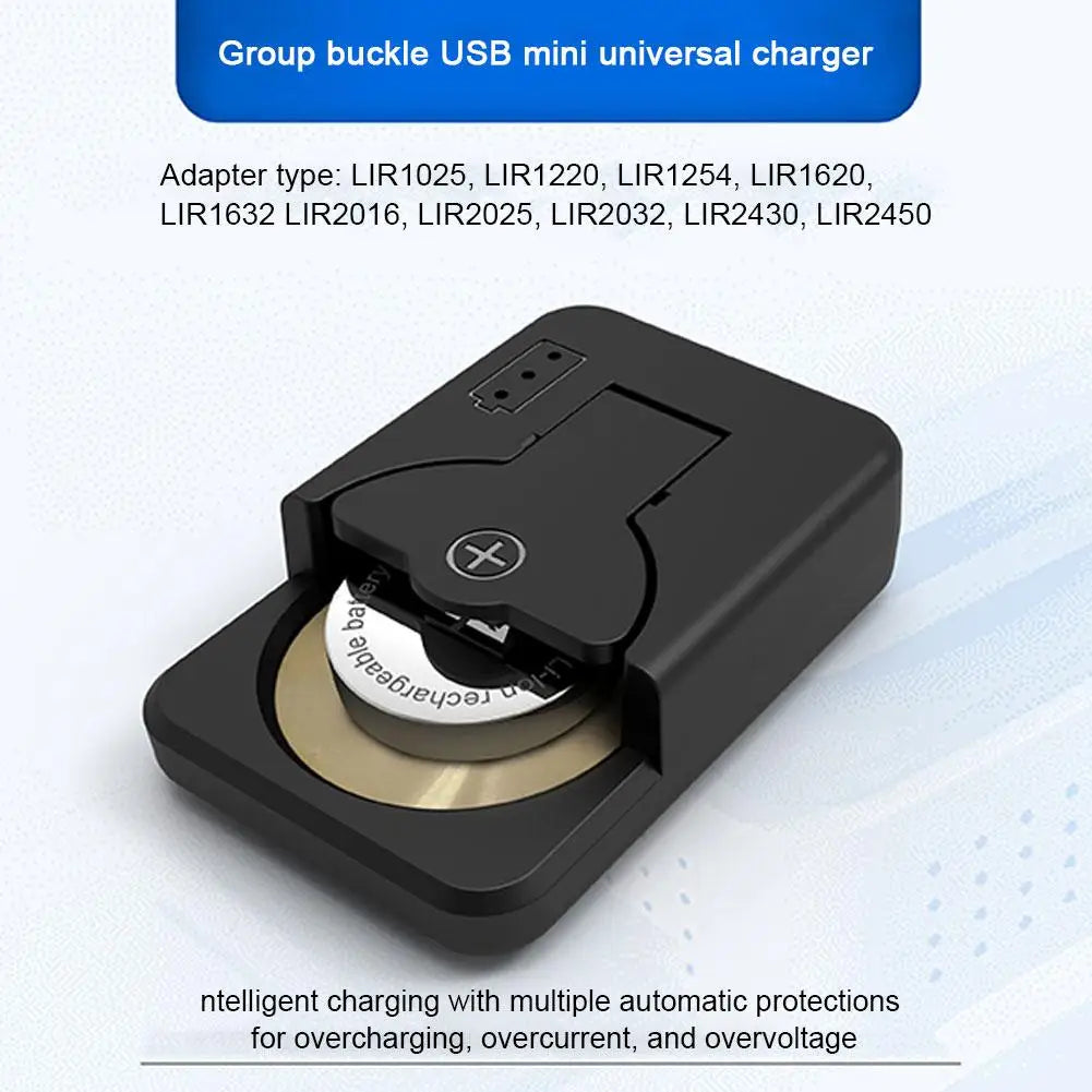 Portable Button Battery Charger