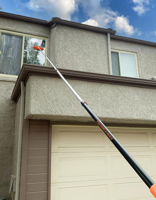 Load image into Gallery viewer, 7-30 Ft Long Telescopic Extension Pole // Multi-Purpose Extendable Pole with Universal Twist-On Metal Tip // Lightweight and Sturdy // Best Telescoping Pole for Painting, Dusting and Window Cleaning
