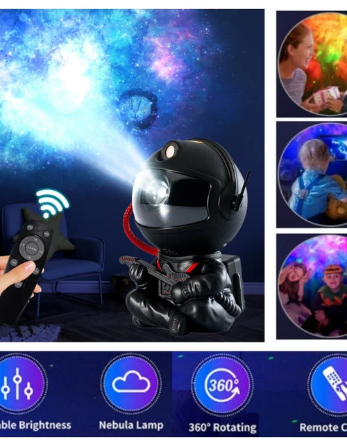 Load image into Gallery viewer, Astronaut Galaxy Projector Lamp Astronaut Starry Sky Projector LED Star Projector Space Projector Night Light with Remote Control for Bedroom Party Home Decor
